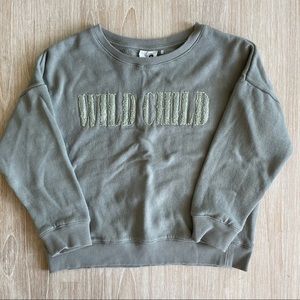 EUC Wild Child Sweatshirt Size 8